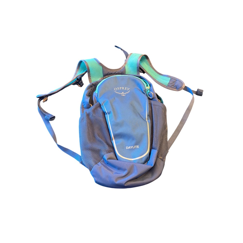 Osprey Backpack Blue Daylite Kids Hiking School Pack Adjustable Straps